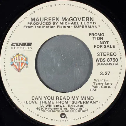 Maureen McGovern - Can You Read My Mind