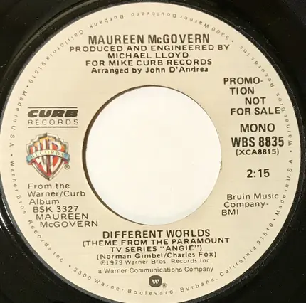 Maureen McGovern - Different Worlds