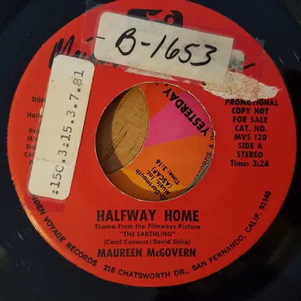 Maureen McGovern - Halfway Home