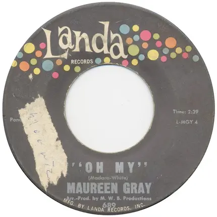 Maureen Gray - Dancin' The Strand / Oh My