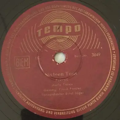Maureen René , Frank Forster - Rock Around The Clock / Sixteen Tons