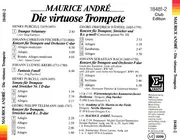 CD - Telemann , Hände, Bach a.o - Die Virtuose Trompete