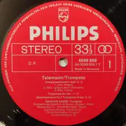 LP - Telemann / Maurice André - Telemann Trompete