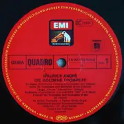 LP - Maurice André , Mark Carpentier , Georg Friedrich Händel , Johann Sebastian Bach , Michael Haydn , - Die Goldene Trompete