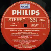 Double LP - Stoelzel / L. Mozart / Telemann / Purcell a.o. - Festival De La Trompette Baroque - Gatefold