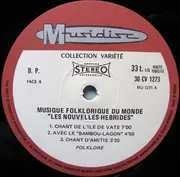 LP - Maurice Bitter - Les Nouvelles-Hébrides