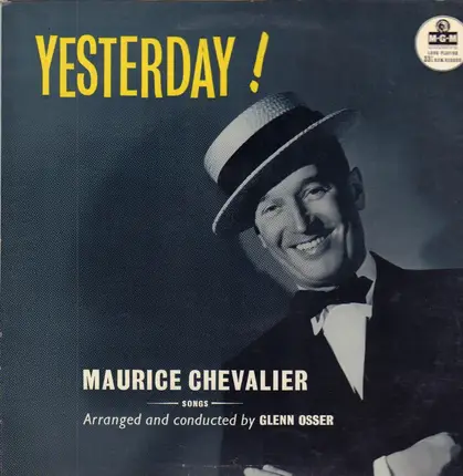 Maurice Chevalier - Yesterday