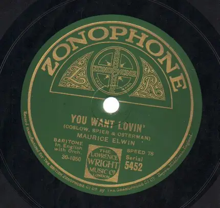 Maurice Elwin - You Want Lovin' / Through