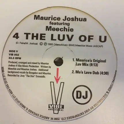 Maurice Joshua Featuring Meechie - 4 The Luv Of U