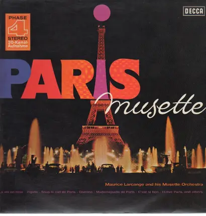 Maurice Larcange And His Musette Orchestra - Paris Musette