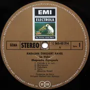 LP - Maurice Ravel - Herbert von Karajan , Orchestre De Paris - Karajan Dirigiert Ravel