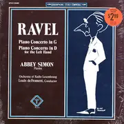LP - Maurice Ravel , Abbey Simon , Orchestra Of Radio Luxembourg , Louis De Froment - Piano Concerto In G / Piano Concerto In D For The Left Hand