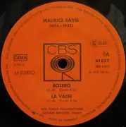LP - Maurice Ravel , Leonard Bernstein , The New York Philharmonic Orchestra - La Valse •  Bolero / Rhapsodie Espagnole