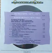 CD - Maurice Ravel , Manuel De Falla - Bolero Der Dreispitz El Sombrero De Tres Picos