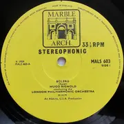 LP - Ravel / Dukas - Bolero / The Sorcerer's Apprentice