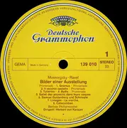 LP - Ravel / Mussorgsky - Bolero /  Pictures At An Exhibition