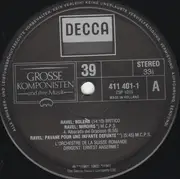 LP - Maurice Ravel / L'Orchestre De La Suisse Romande / Ernest Ansermet - Grosse Komponisten Und Ihre Musik 39: Ravel - Orchesterwerke