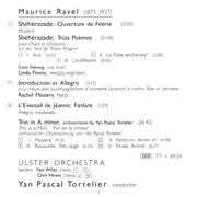 CD - Ravel - Shehérazade: Ouverture De Féérie • Trois Poèmes / Introduction Et Allegro / L'Eventail De Jéanne: Fanfare / Trio