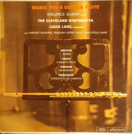 Maurice Sharp , The Cleveland Sinfonietta , Louis Lane - Music For A Golden Flute