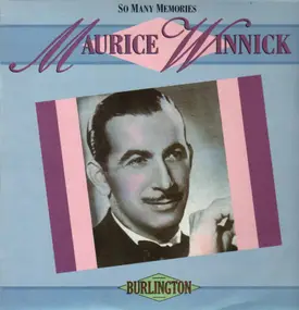 Maurice Winnick - So Many Memories