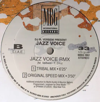 Maurizio Verbeni Presents Jazz Voice - Jazz Voice Rmx