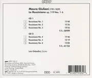 Double CD - Giuliani / Luis Orlandini - Le Rossiniane Op. 119 Nos 1-6