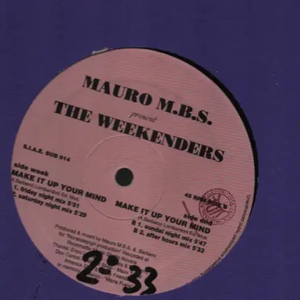 Mauro M.B.S. - Make It Up Your Mind