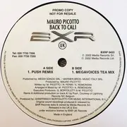 12inch Vinyl Single - Mauro Picotto - Back To Cali - Promo