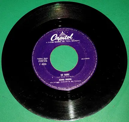 Mavis Rivers - So Rare / Longing, Longing, Longing