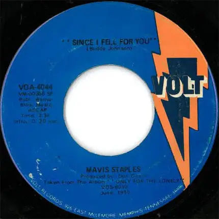 Mavis Staples - I Have Learned To Do Without You / Since I Fell For You