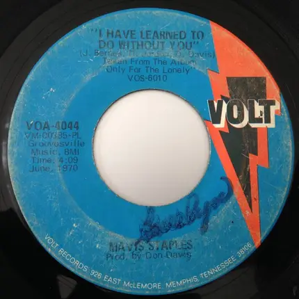 Mavis Staples - Since I Fell For You / I Have Learned To Do Without You