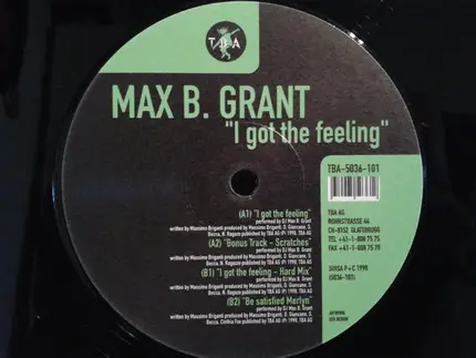 Max B. Grant - I Got The Feeling