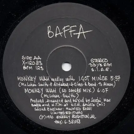Max Baffa - Piano On / Monkey Wah