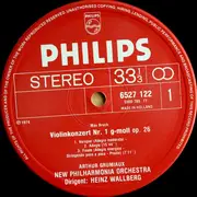 LP - Max Bruch/Wallberg, New Philharmonia Orchestra ,  Grumiaux - Violinkonzert Nr.1 G-Moll Op. 26  Schottische Fantasie Op. 46
