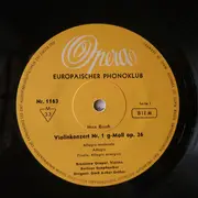 LP - Bruch / Dvorak - Violinkonzert Nr. 1 / Violinkonzert Op. 53