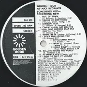 LP - Max Bygraves - Golden Hour Of Max Bygraves (Something Old Something New)