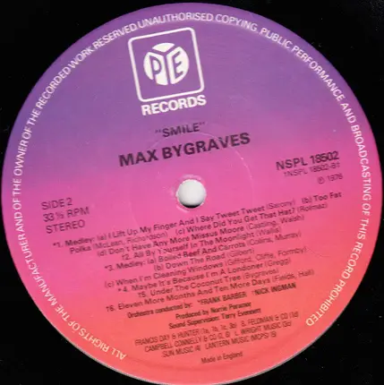 Max Bygraves - Smile