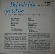 LP - Max Greger Und Heinz Schachtner - Bei Mir Bist Du Schön - Max Greger Und Heinz Schachtner Spielen Weltbekannte Evergreens