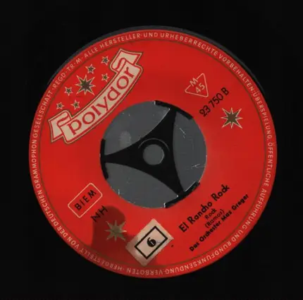 Max Greger Und Sein Orchester - Hey ! Eula / El Rancho Rock