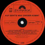 LP - Max Greger - Auf Geht's Max Greger Kommt