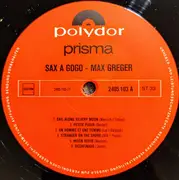 LP - Max Greger - Sax A Gogo