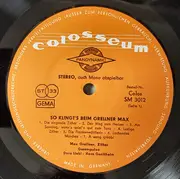 LP - Max Grellner, Dora Liebl & Hans Genitheim - So Klingt's Beim Grellner Max