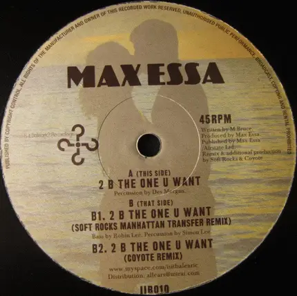 Max Essa - 2 B the One U Want