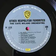 LP - Max Steiner , The Cafe Milano Orchestra - Sound Track Music From The Warner Bros. Picture 'Rome Adventure' And Other Neapolitan Favorites - Soundtrack