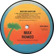 LP - Max Romeo & The Upsetters - War Ina Babylon - 1st UK Press, orange/blue labels without rim text