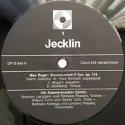 LP - Reger / Die Kammermusiker Zürich - Streichsextett F-Dur, Op. 118