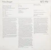 LP - Max Reger , Dieter Zechlin - Bach-Variationen Op. 81 / Träume Am Kamin Op. 143