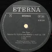 LP - Reger - Violinsonate C-moll Op. 139 / Chaconne G-moll Op. 117 Nr. 4