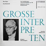 LP - Max Reger / Paul Hindemith , Dresdner Philharmonie , Heinz Bongartz - Vier Tondichtungen Nach Arnold Böcklin Op. 128 / Nobilissima Visione