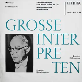 Max Reger - Vier Tondichtungen Nach Arnold Böcklin Op. 128 / Nobilissima Visione
